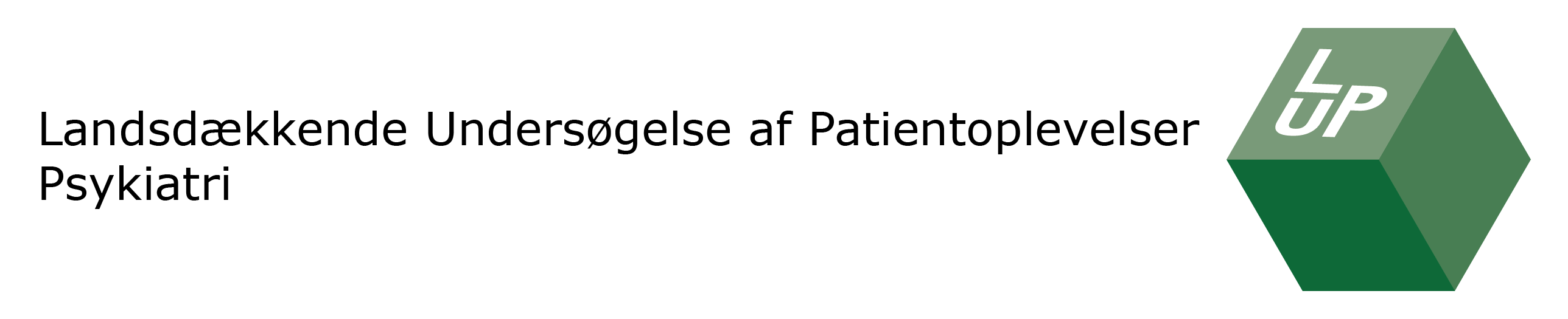 LUPs logo, der viser en grøn terning med 'LUP' på.